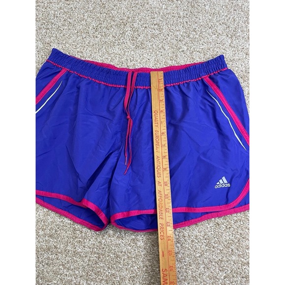 Adidas running Shorts sz L Pink  Blue - Picture 5 of 8